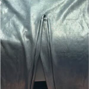 SPANX Shiny Silver Leggings